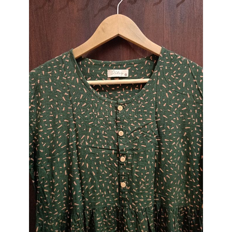 Ditsy Prelove Gamis Murah Flakes Seaweed