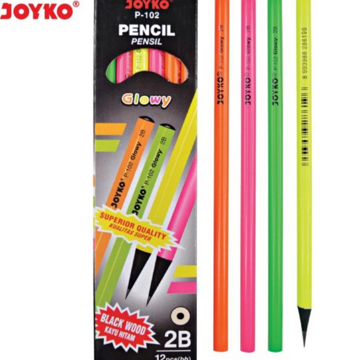 

PRODUCT HOT Pensil 2B P12 Glowy 1pak12pcs