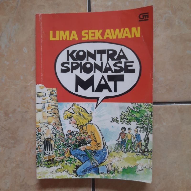 Novel Remaja Lima Sekawan Kontra Spionase Mat Kolpri