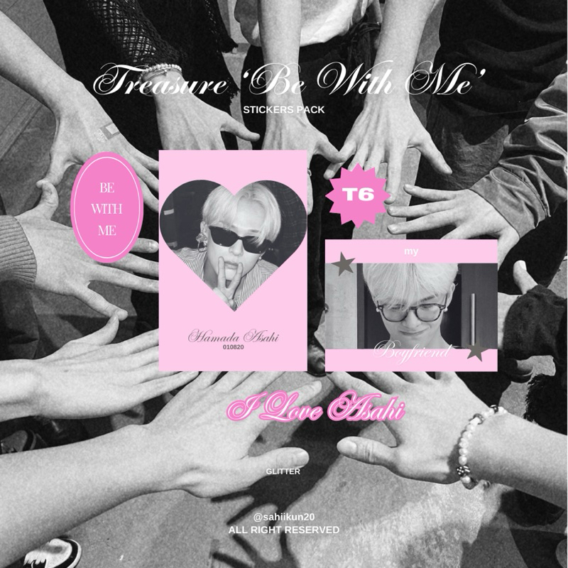 

TREASURE 'Be With Me' Seried Stickers Pack