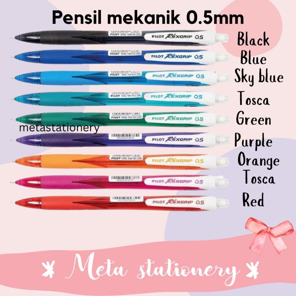 

Pensil Mekanik Pilot Rexgrip HRG-10F 0.5mm