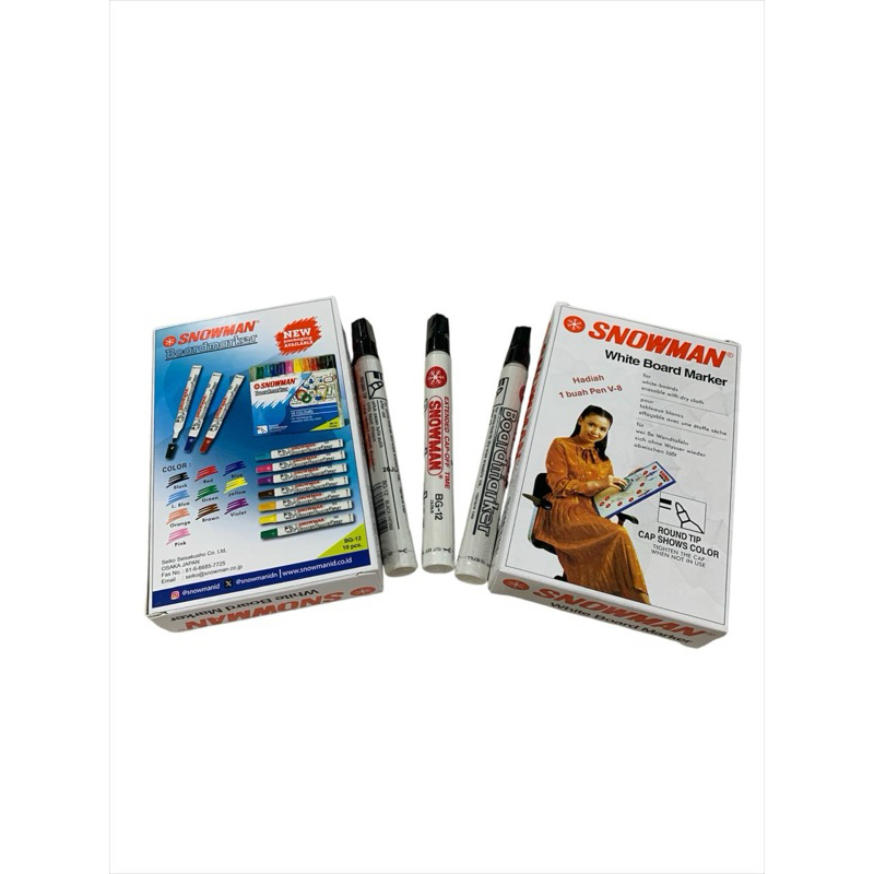 

Snowman Spidol WB / White Board Marker BG-12