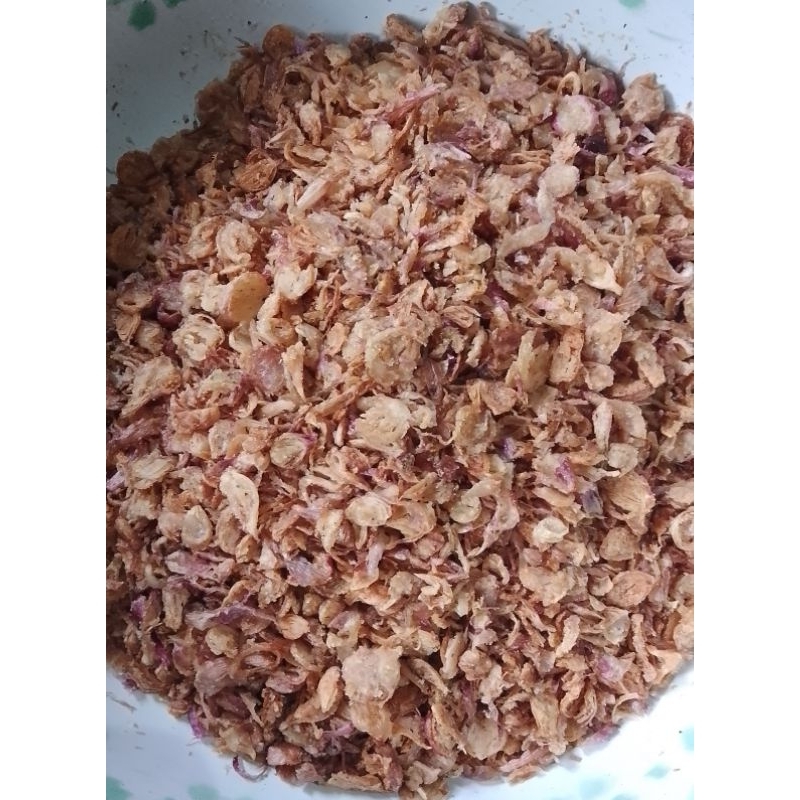 

BAWANG GORENG ASLI CAMPUR TEPUNG [ 1 kg ] GRADE B