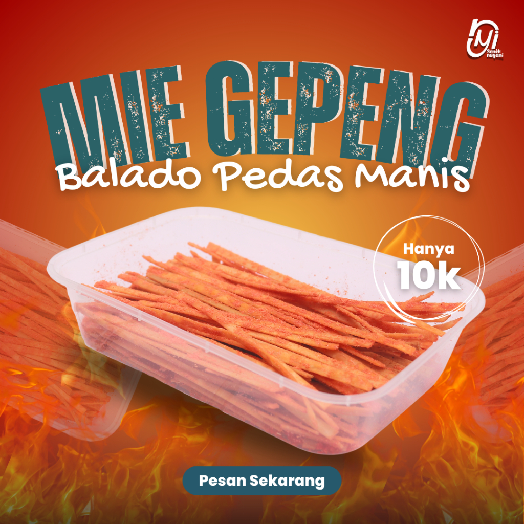 

MIE GEPENG BALADO SENEK NUYANI | CEMILAN GURIH, MANIS PEDAS, DAN RENYAH