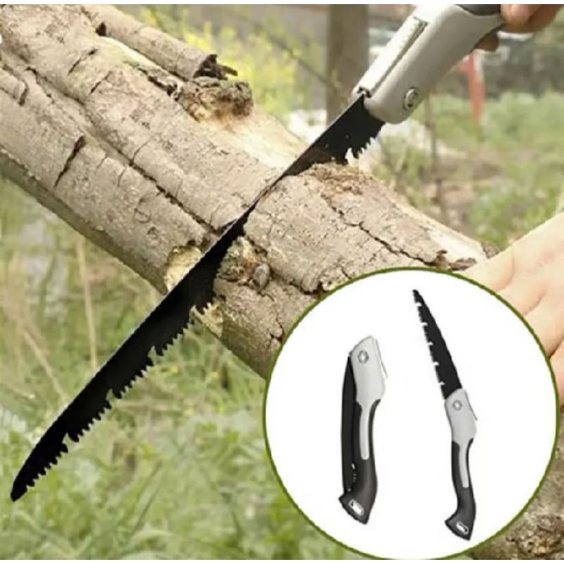 Gergaji kayu Lipat / Gergaji lipat portabel Multifungsi Super Tajam