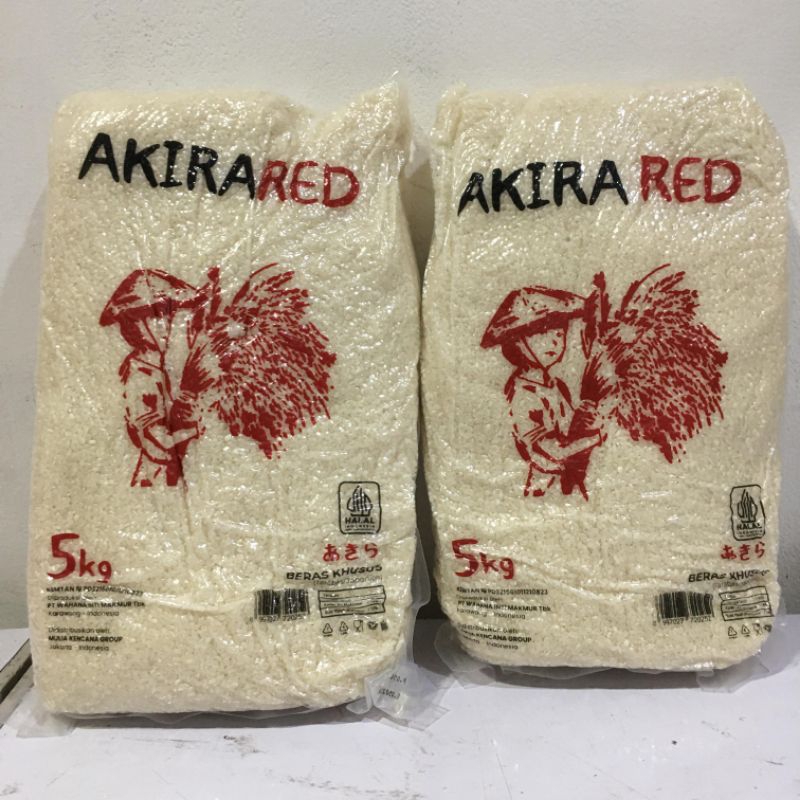 

BERAS AKIRA RED 5 KG | JAPONICA TARABAS | SUSHI & BENTO RICE | HALAL