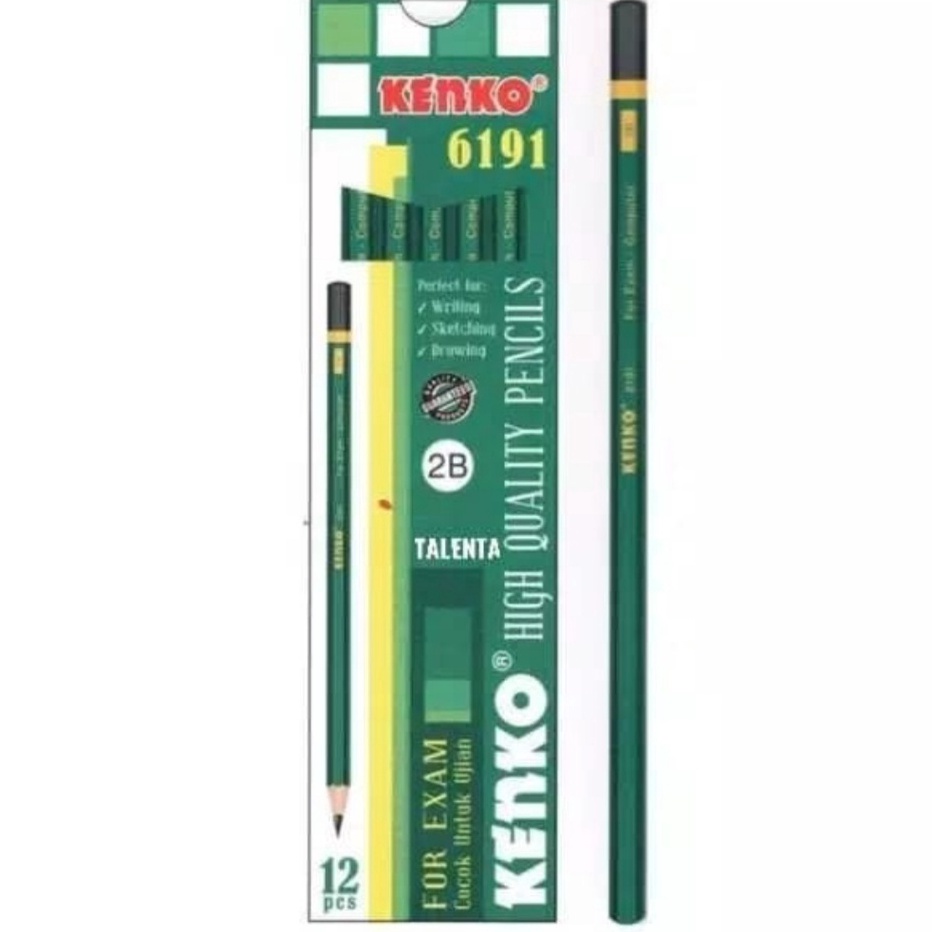 

HARGA GROSIR Kenko Pensil 2B 6191 Pensil Serut