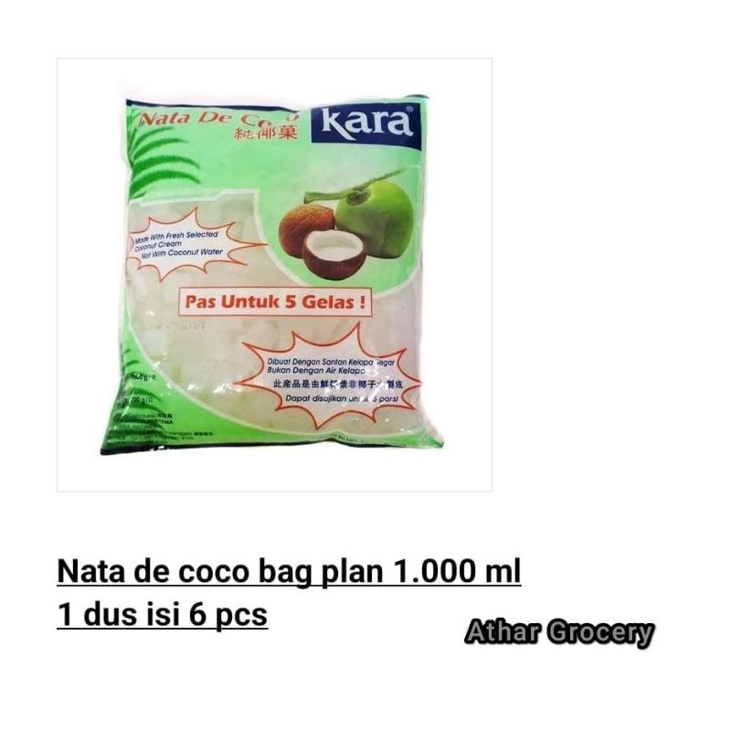 

NATA DE COCO BAG PLAN 1000ml / KARA NATA DE COCO BANTAL PLAN 1000ml