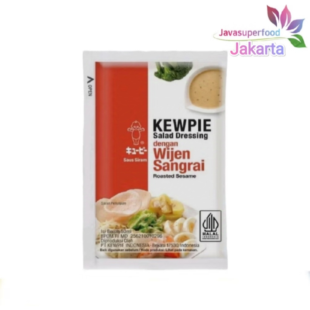 

Kewpie Roasted Sesame Salad Dressing - Saus Siram Dengan Wijen Sangrai - Sachet - 50ml