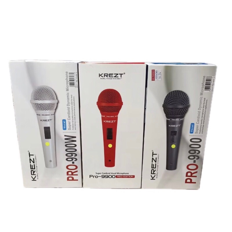 Mic kabel Krezt Pro 9900 - Microphone Krezt Pro 9900 Original GARANSI RESMI KREZT