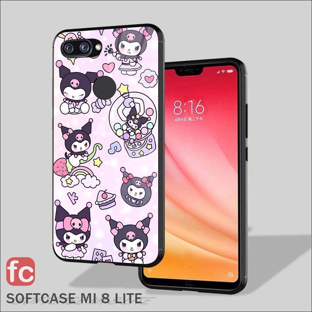 Softcase Kilau Xiaomi Mi 8Lite |FR112| Case Kilau Mi8 Lite | Kesing Silicon Casing Freedom Case Unik