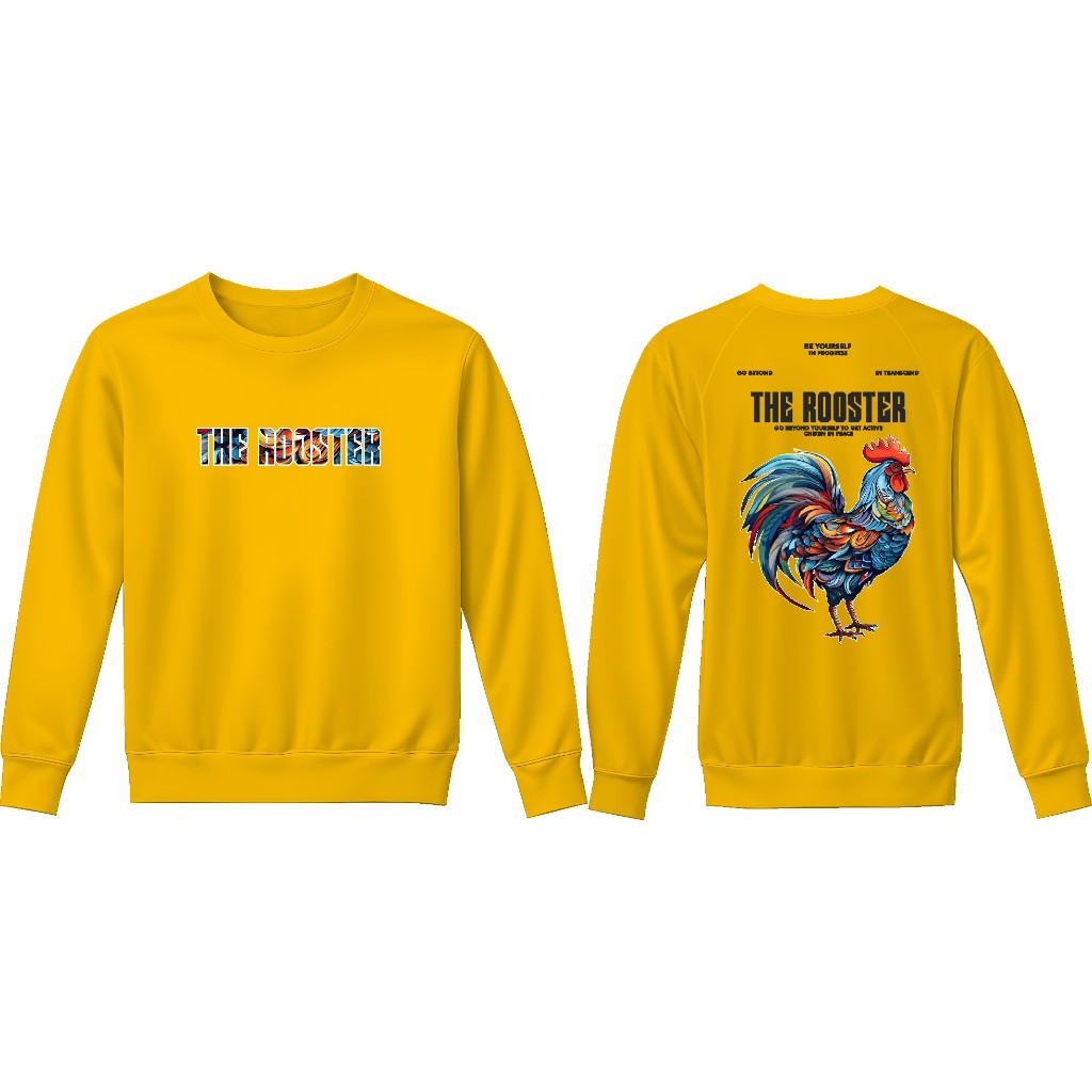 SWEATER HOODIE PRIA LENGAN PANJANG /JAKET SWEATER PRIA SABLON ROOSTER /SWEATER PRIA DISTRO/SWEATER P