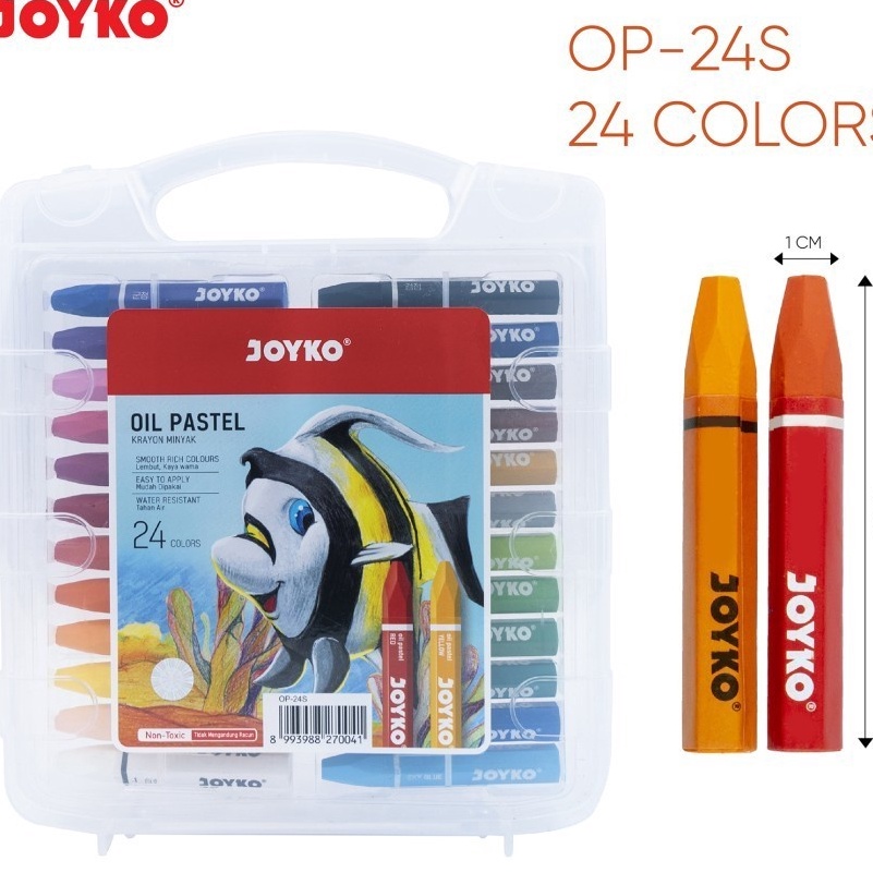 

GROSIR Crayon JOYKO 24 WarnaKrayon Murah JOYKO 24WarnaOil Pastels JOYKO