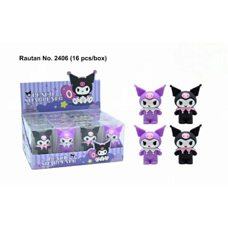 

1 PCS = 1 BIJI Rautan Pensil Kuromi, Momo, Sapi, Astronot Lucu