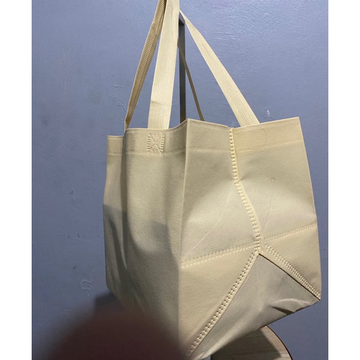 

ISI 1 LUSIN 12 PCS Tas Hajatan 22x22 Tinggi 25 cm Tas Nasi Kotak Tas Spunbond