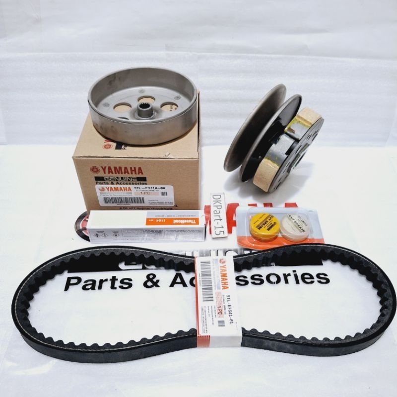 Paket Komplit CVT 4 Item (5TL) Yamaha Mio Smile,Mio Sporty, Soul Karbu Original