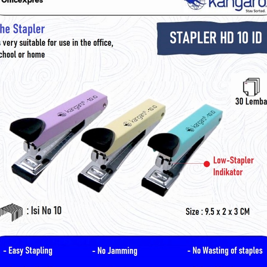

READY GAN Hekter Jepretan Stapler HD 1 ID Kangaro Sejenis Stapler MAX HD 1