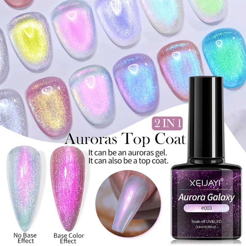 Xeijayi Aurora Galaxy Top Coat 2 in 1