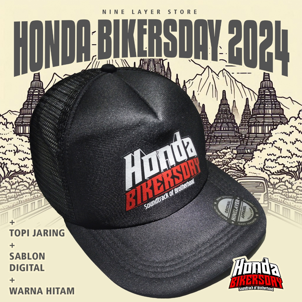 topi honda bikers day 2024 soundtrack of brotherhood magelang