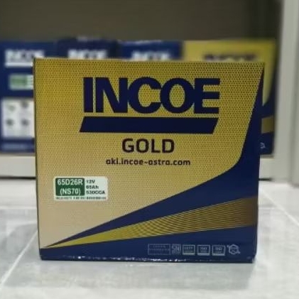 Aki / Accu INCOE GOLD NS70 Aki Basah