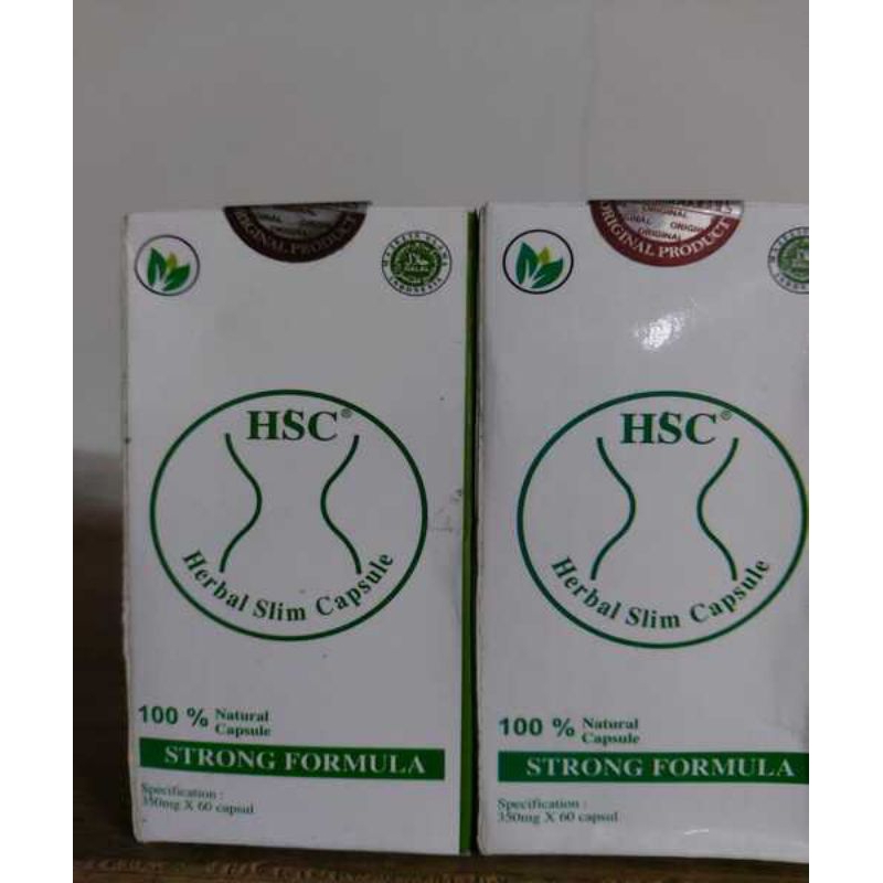 HSC Herbal Slim Capsule Asli Obat Pelangsing HSC Slim Capsule Herbal Obat Menurunkan Berat Badan Ala