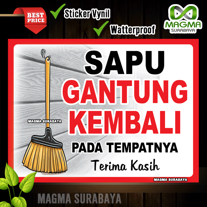 

Stiker Sapu Gantung Kembali Pada Tempatnya