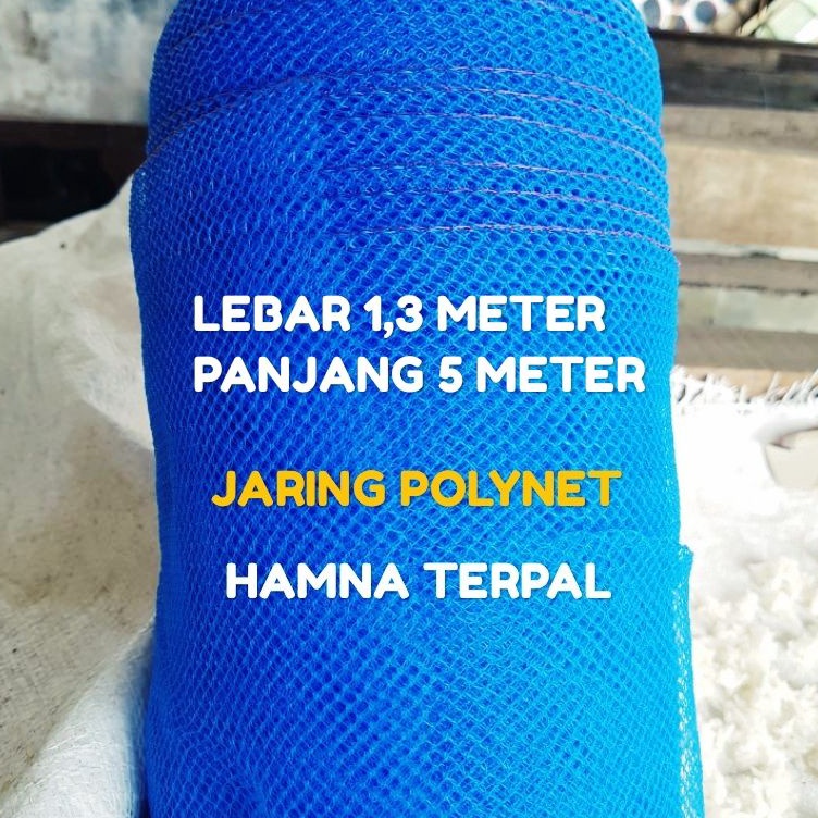 Ready Stok  jaring polynet ukuran 13x5 meter  jaring pagar tanaman  jaring kandang hewan  jaring ker