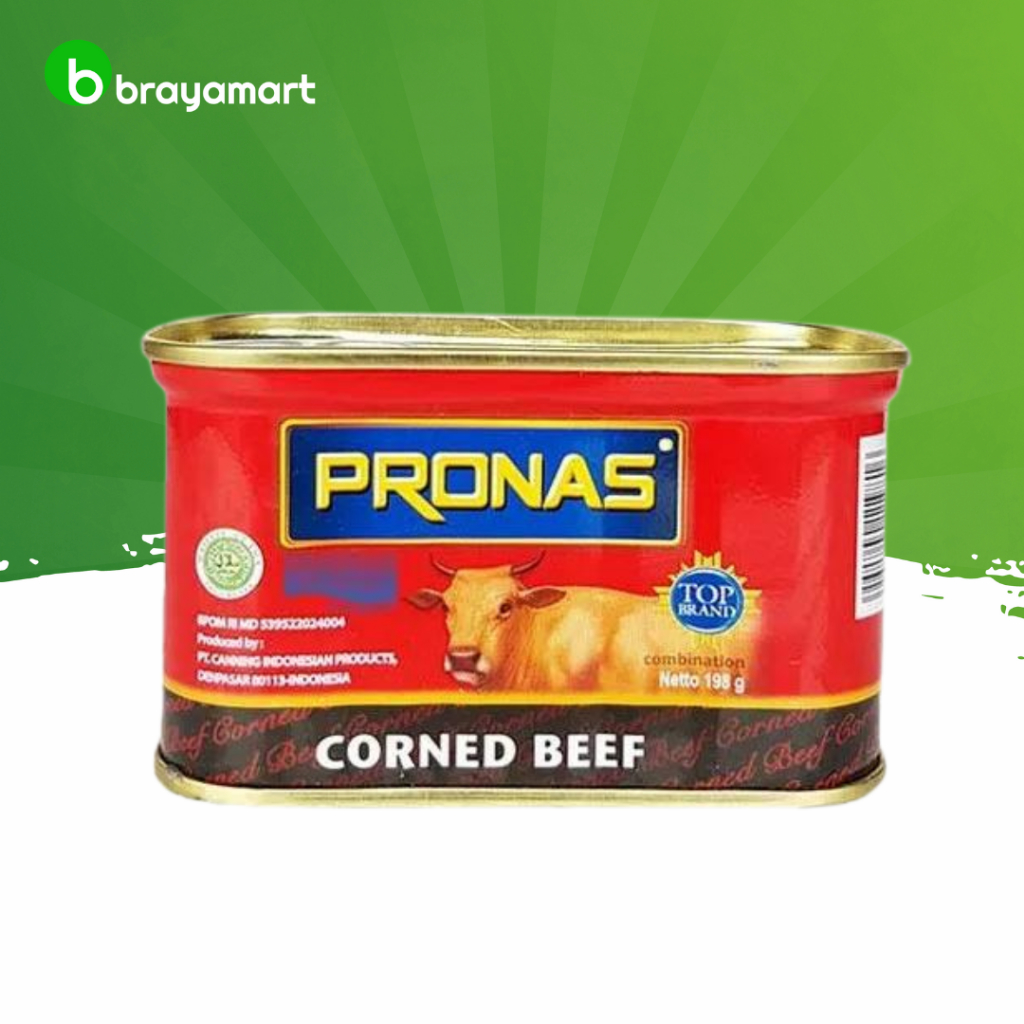 

Pronas corned beef 198 gram Brayamart