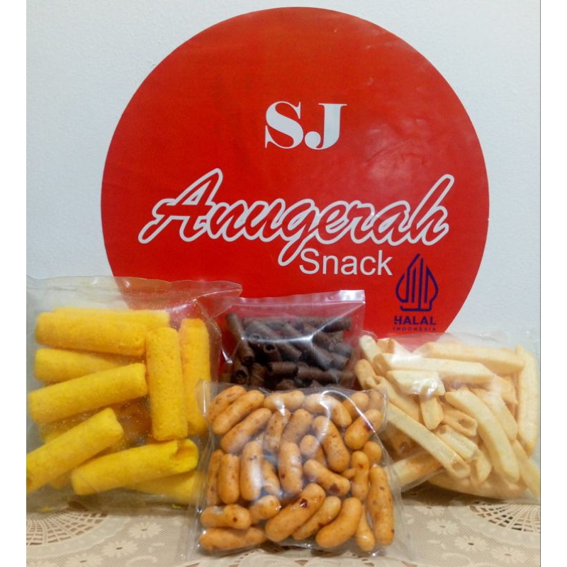 

SERBU 5 Makanan kering camilan crispy