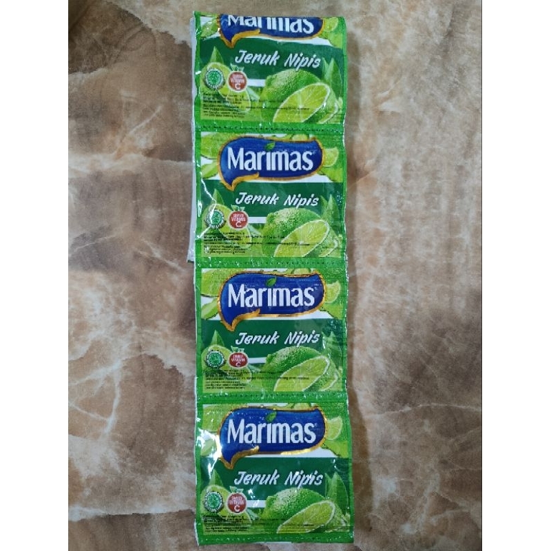 

Marimas Jeruk Nipis 1renceng 6g x 10