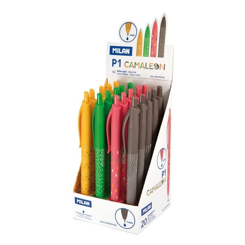 

Milan Ballpen P1 Chameleon 1mm Bolpoin | Bolpen Pulpen 1 Pack Tebal Banyak Warna | 17657291