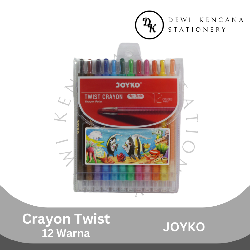 Crayon Putar Joyko 12/Crayon Twist Joyko