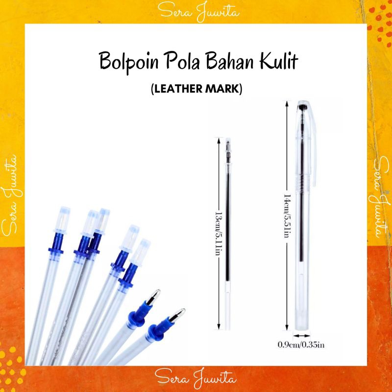 

Pulpen Silver Bolpoin Penanda Pola untuk Bahan Kulit/ Kain Leather Mark Pen