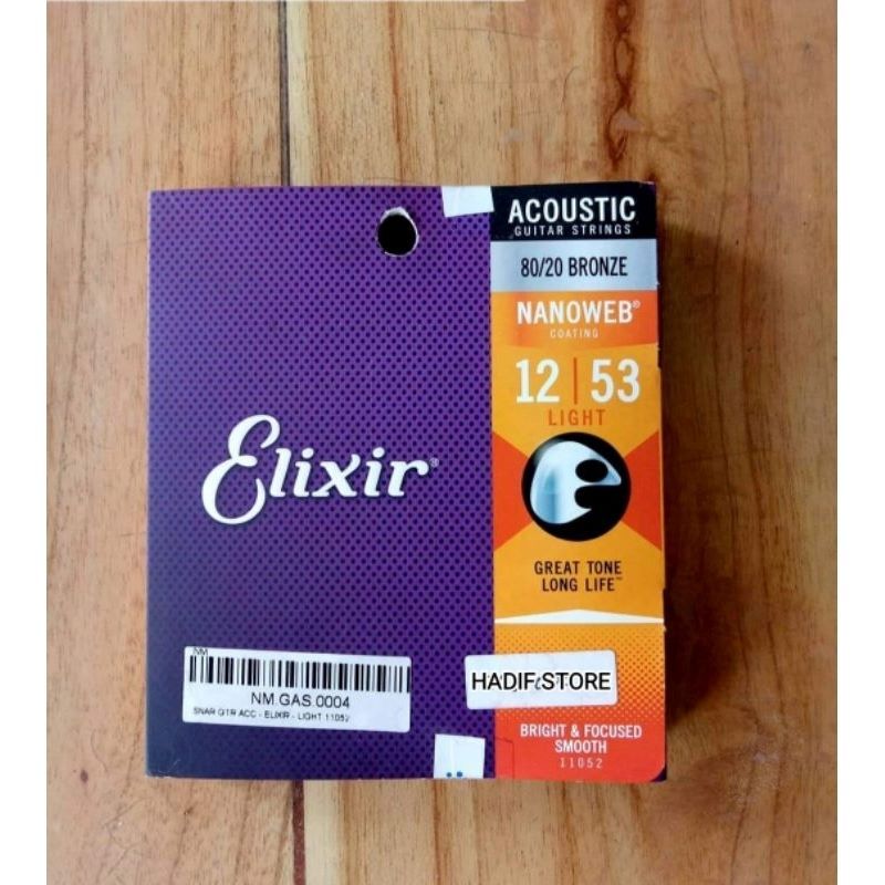 ORIGINAL ELIXIR SENAR GITAR AKUSTIK BARCODE STRING IMPORT USA