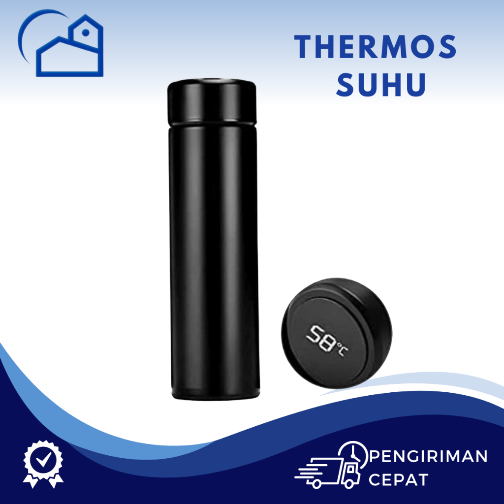 HOMESTATION - Termos Suhu Air Panas Led Display Suhu Temperatur/ Smart Termos Digital LED 6145