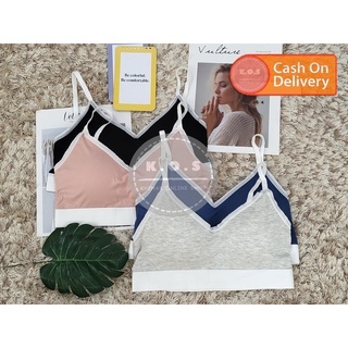 Bra Croptop Dengan Busa Tanpa Kawat Atasan bh sporty bra bahan halus