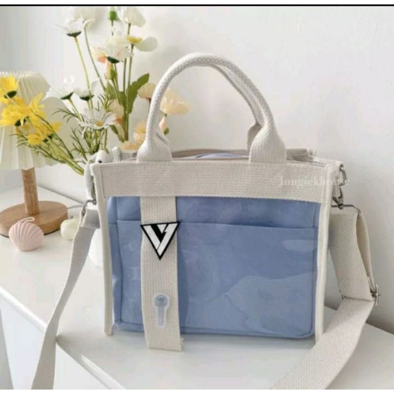 minnah bag tas konser pvc seventeen super Junior suju ntc exo treasure stray kids