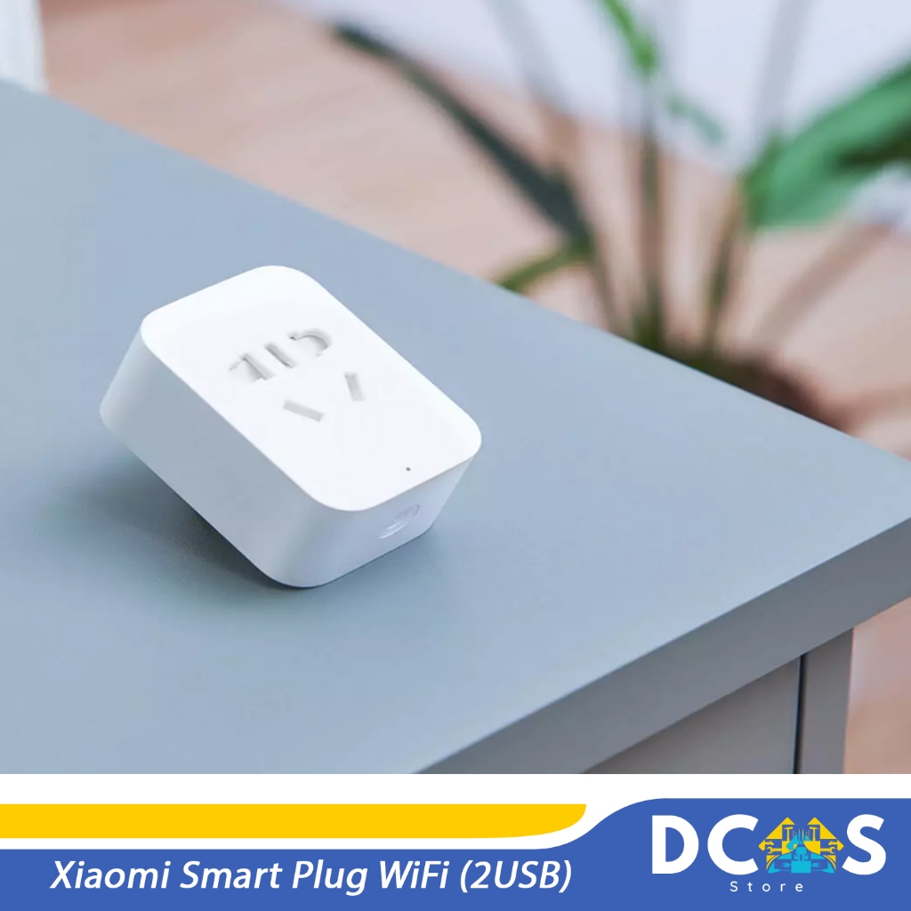 Xiaomi Mijia Smart Plug Socket Enhanced Stop Kontak With Wifi 2 USB