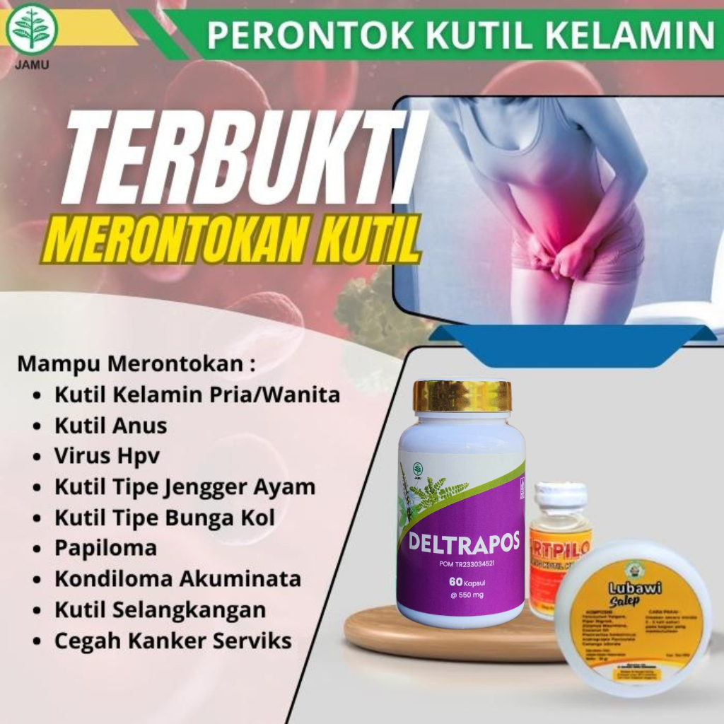 

[Paket Lengkap] Deltrapos, Salep Lubawi, Wartpilo Krim Perontok Kutil Ampuh - Tanpa Efek Samping