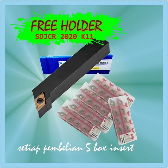 BELI  INSERT BUBUT GRATIS HOLDER  BELI 5 BOX INSERT GRATIS HOLDER