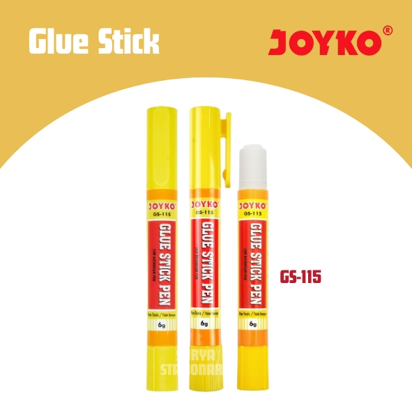

(PCS)Lem Batang Pen Glue Stick Pen Joyko GS-115 / Lem Joyko GS-115 6gr
