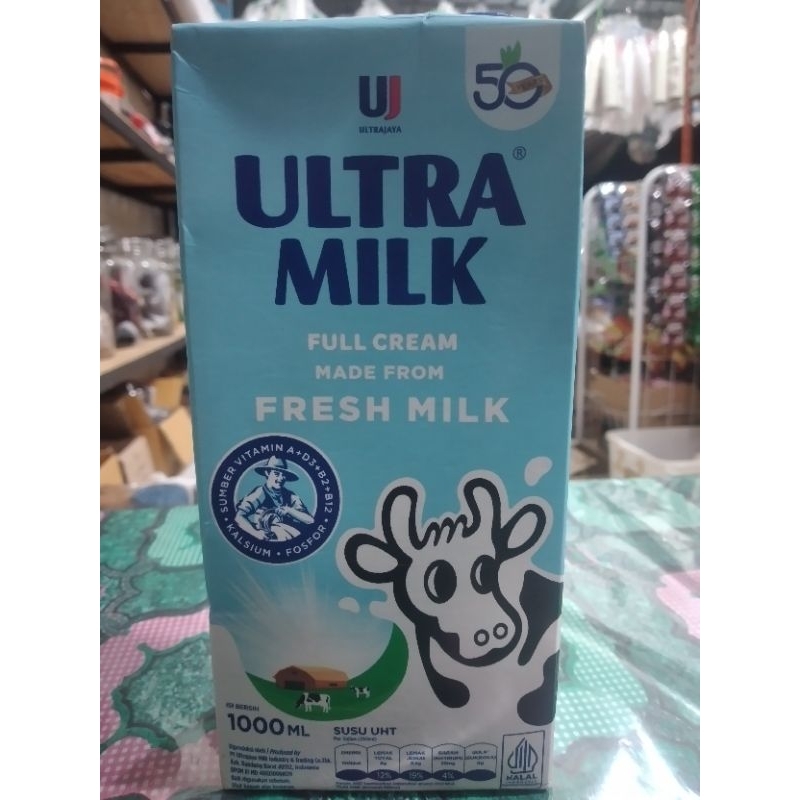 

Susu UHT Ultra Milk Full Cream Made Fresh Milk/susu uht
