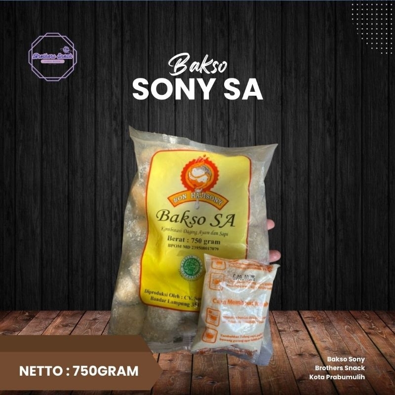 

Bakso Sony SA 100% + Bumbu