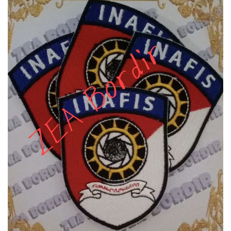 Bordir logo INAFIS/patch/badge/inafis