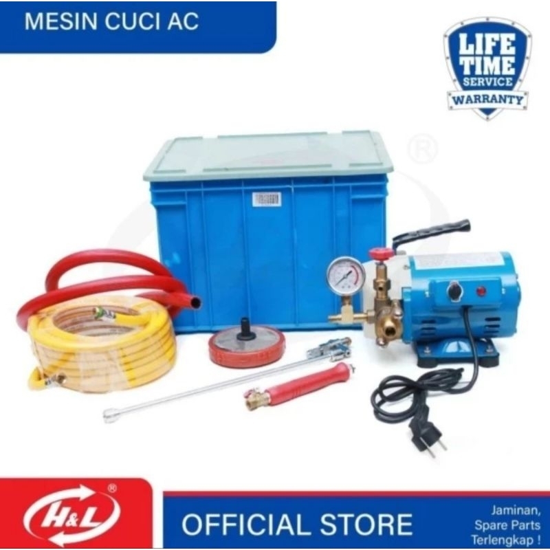 MESIN CUCI AC H&L HLC 208 AC WASHER HIGH PRESSURE CLEANER JET CLEANER