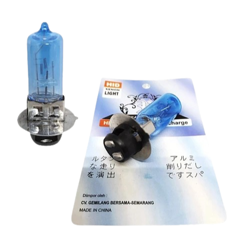 LAMPU BOHLAM LAMPU DEPAN MOTOR H4 DOP XENON