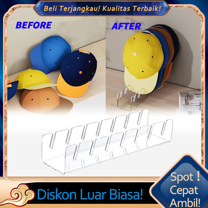 Hat Organizer Rak Topi Rak /Gantungan Topi/Tempat Gantungan Topi