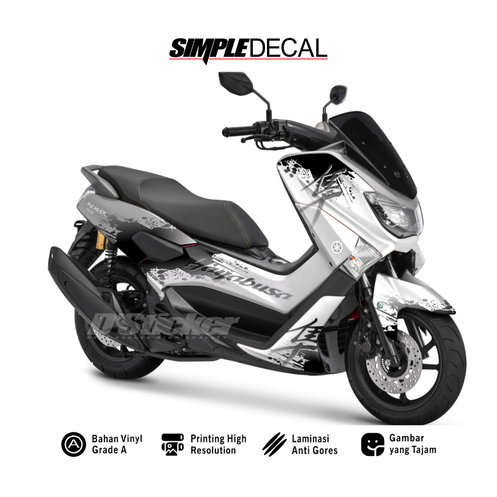Decal stiker Nmax Lama Fullbody Stiker Nmax Old New Motif Hayabusa (bisa custom)