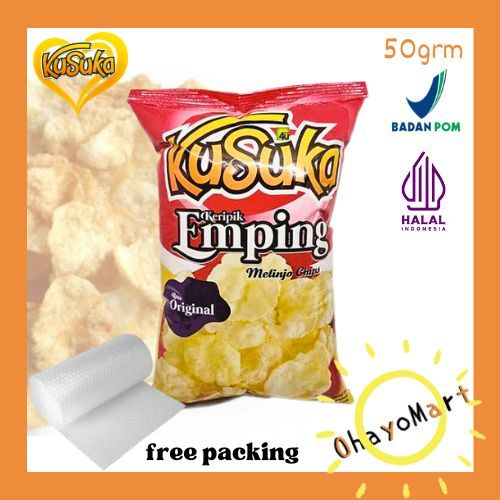 

Kusuka Keripik Emping Original / Kusuka Melinjo Chips 40grm