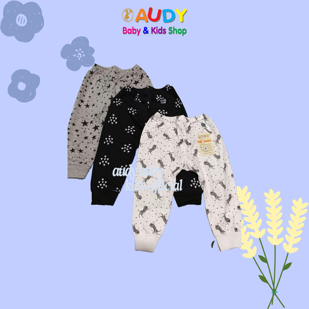 AUDY BABY - DDKU CELANA PANJANG DDKU ABU3 (3PCS)